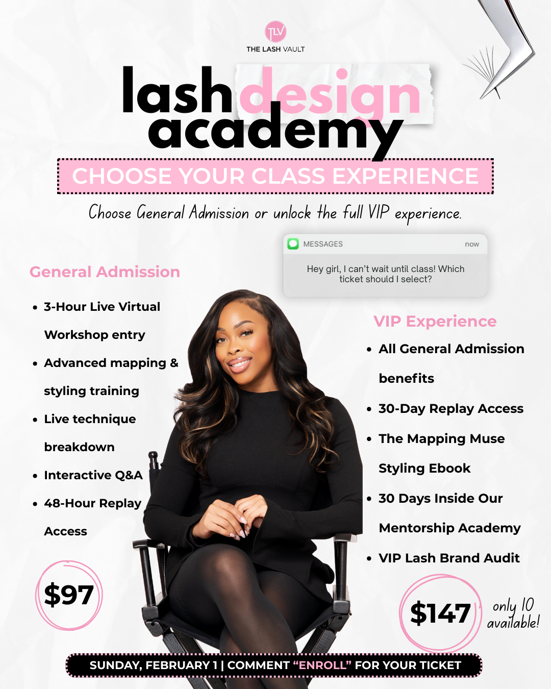 Lash Design Academy: Mapping and Styling Live Webinar (REPLAY ACCESS)